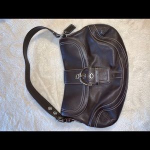 Coach soho leather hobo shoulder bag